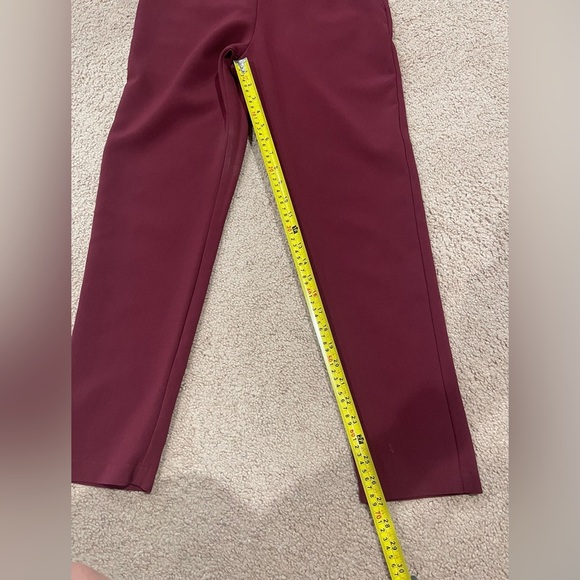 ADELYN RAE Red Crepe Twisted Off-Shoulder neckline Straight Leg Jumpsuit - Picture 5 of 11